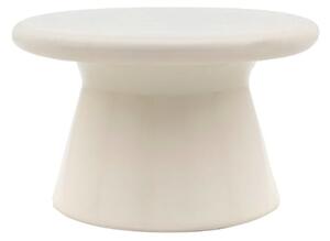 Palikir High Gloss Coffee Table Round In Cream