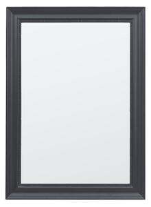 Salta Large Wall Mirror In Lead Wooden Frame