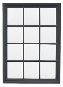 Salta Window Wall Mirror In Lead Wooden Frame