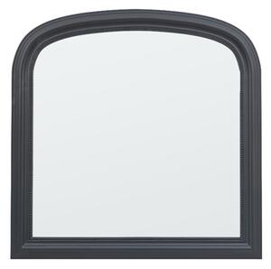 Salta Overmantle Wall Mirror In Lead Wooden Frame