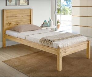 Brela Wooden Single Bed In Waxed Pine