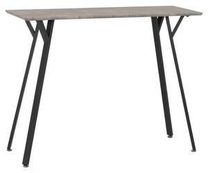 Qinson Wooden Bar Table In Concrete Effect