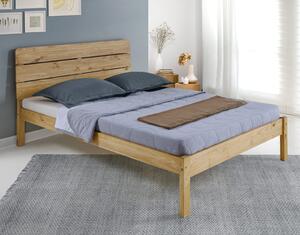 Ravello Wooden Double Bed In Waxed Pine