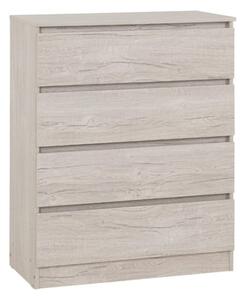 Mcgowan Wooden Chest Of 4 Drawers In Urban Snow