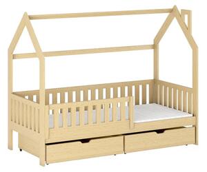 Niort Storage Wooden Single Bed In Pine