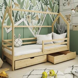 Leeds Storage Wooden Single Bed In Pine