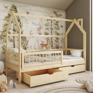 Orem Storage Wooden Single Bed In Pine