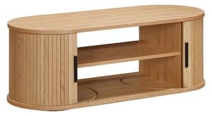 Vevey Wooden Coffee Table With Storage In Natural Oak