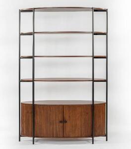 Plano Acacia Wood Bookcase With 3 Shelves In Walnut