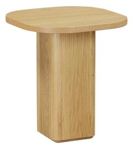 Vevey Wooden Side Table Square In Natural Oak