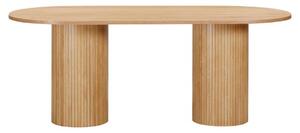 Vevey Wooden Dining Table Oval Large In Natural Oak