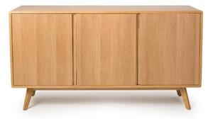 Hvar Wooden Sideboard With 3 Doors In Oak