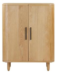 Vevey Wooden Drinks Cabinet With 2 Doors In Natural Oak