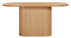 Vevey Wooden Dining Table Oval Small In Natural Oak