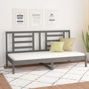 Maseru Solid Pine Wood Day Bed In Grey