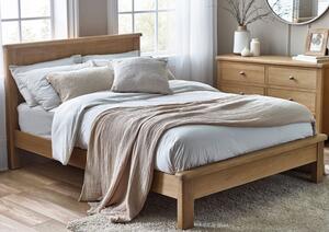 Merritt Wooden Double Bed In Limed Oak