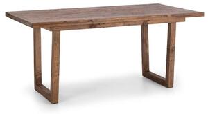 Warsaw Reclaimed Pine Wood Dining Table In Rustic Pine