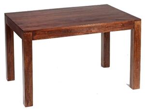 Tivat Mango Wood Dining Table Large In Dark Mahogany