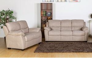 Narva Fixed Fabric 3+2 Sofa Set In Dune