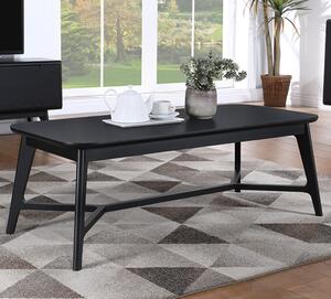 Cairo Wooden Coffee Table Rectangular In Black