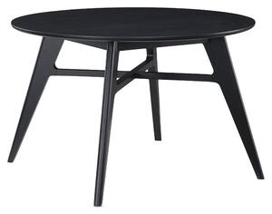 Cairo Wooden Dining Table Round In Black