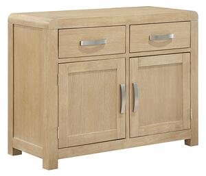 Tyler Wooden Sideboard With 2 Doors 2 Drawers In Washed Oak