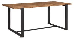 Pierre Pine Wood Dining Table 180cm In Rustic Oak