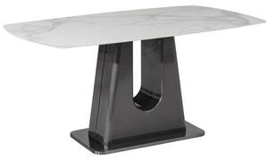 Sanur Sintered Stone Dining Table Rectangular In Binli White