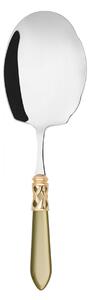 ALADDIN GOLD-PLATED RING RICE & KEBAB SERVING SPOON - Silky Green