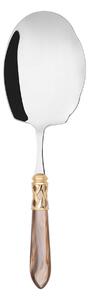 ALADDIN GOLD-PLATED RING RICE & KEBAB SERVING SPOON - Silky Green