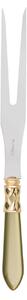 ALADDIN GOLD-PLATED RING ROAST CARVING FORK - Silky Green