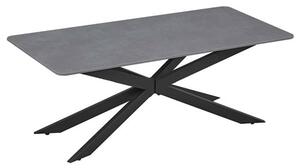 Arles Sintered Stone Coffee Table In Grey