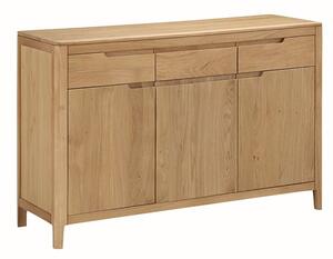 Derry Wooden Sideboard With 3 Doors 3 Drawers In Oak