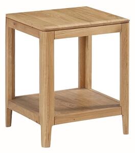 Derry Wooden End Table Square In Oak