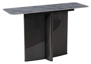 Cuneo Sintered Stone Console Table In Grey