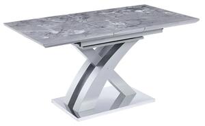 Seville Extending Sintered Stone Dining Table In Grey Effect