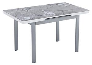 Hervey Extending Sintered Stone Dining Table 130cm In Grey