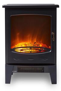 Jesmond 1.85KW Log Effect Fire Stove Black