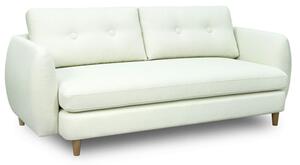 Bozo Fabric 2 Seater Sofa In White