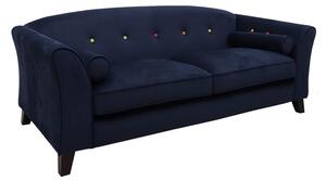 Silvis Fabric 2 Seater Sofa In Blue