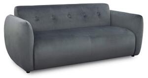 Malibu Fabric 3 Seater Sofa In Grey