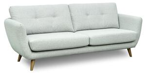 Scaly Fabric 2 Seater Sofa In Grey