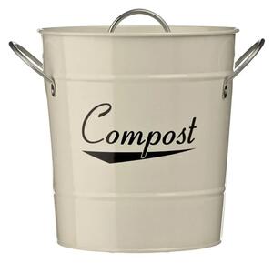 Norco Stainless Steel Coronet Compost Bin In Cream