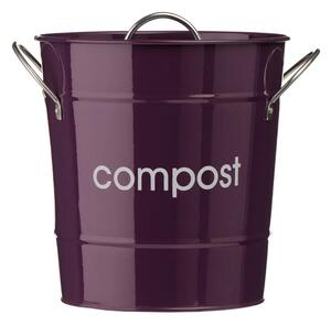 Norco Metal Compost Bathroom Bin In Purple