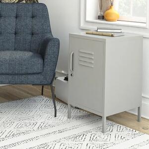 Berlin Metal Locker Storage Cabinet With 1 Door In Taupe