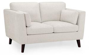 Alto Fabric 2 Seater Sofa In Beige With Wooden Legs