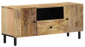 Buxton Wooden TV Stand With 2 Doors 1 Drawer In Natural