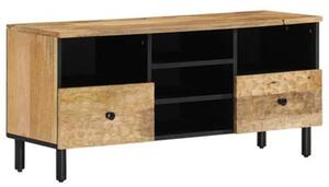 Eden Wooden TV Stand With 5 Shelves In Natural