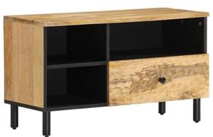 Buxton Wooden TV Stand With 3 Shelves In Natural