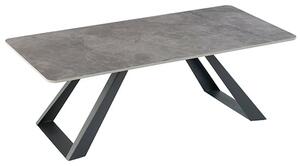 Martin Sintered Stone Coffee Table In Dark Grey